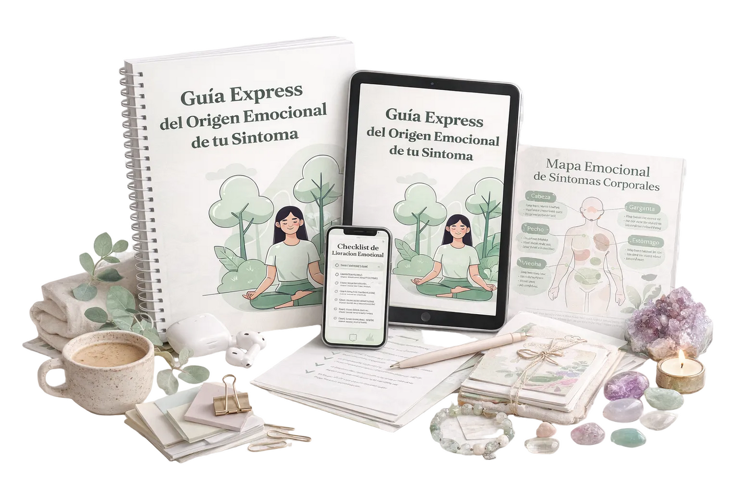 Guia Express del origen emocional de tu síntoma + Bonos + Comunidad